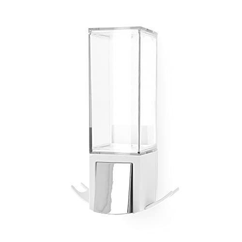 Compactor Dispenser Per Sapone Singolo, Plastica Abs, Resistente, Bianco