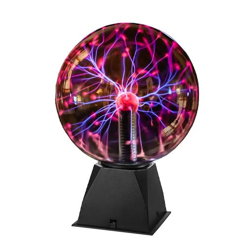 I-Total® - Lampada Al Plasma Magica Lampada Plasma Sensibile Al Tocco E Al Suono Luce Novità Luci Notturne Per Decorazione/Bambini/Camera Da Letto (6"