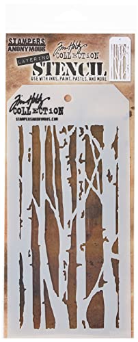 Stampers Anonymous Ths069 Tim Holtz Layered Stencil, Multicolore, 4.125 X 21,6 Cm