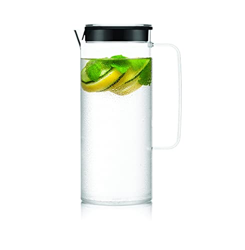 Bodum 11836-10Sa Melior Caraffa Infusore In Plastica, Con Coperchio, 1.2 L