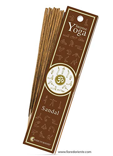 Fiore D'Oriente Sandal Yoga Incense 10 Sticks 100% Natural Products -