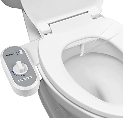 Greenco Bidet Fresh Water Spray Non-Electric Mechanical Bidet Wc Fissaggio