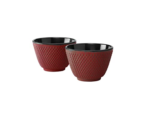 Bredemeijer G004R Tazze Xilin, Rosso, Set Di 2