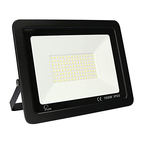 Mille Lucciole Faretto Led Da Esterno 100W,Faro Led Esterno 10000Lm,Faro Led Impermeabile Ip65,Faro Led Da Esterno 108 Led 6500K Bianco Freddo,Faretto