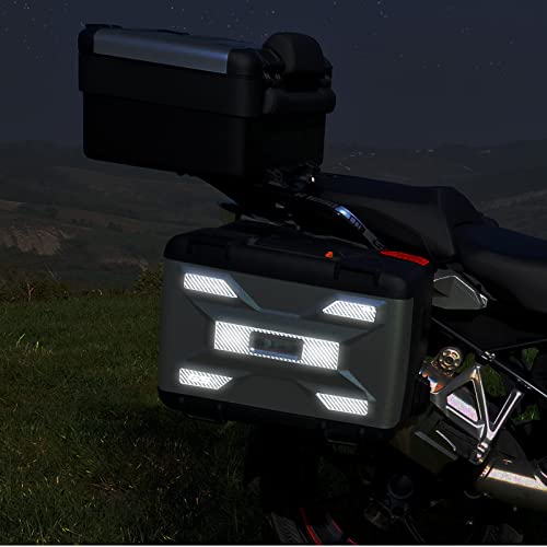 Resin Bike Adesivi Moto Compatibile Con Bmw R 1250 Gs E Gs Adventure 2021 2022. Adesivo Resinato Catarifrangente Alta Visibilità Per Valigie Vari Mode