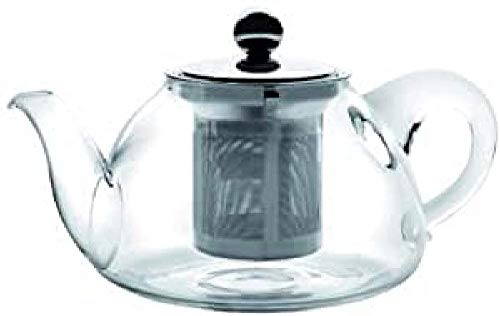 Ibili Teiera In Vetro Con Filtro Stove, Borosilicato, 0,45 Litri
