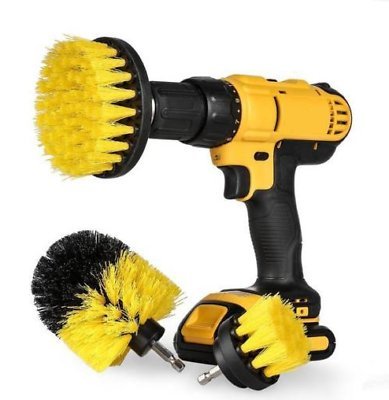 Spazzola Da Trapano,Yefun 3 Pcs Power Scrubber Scrubbing Scrub Spazzola Di Pulizia Per Pulizia Di Doccia, Vasca Da Bagno, Piastrelle, Intonaco, Moquet