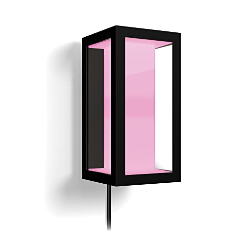 Philips Hue White&Colorambiance Impress, Lampada Da Parete Smart Da Esterno, 16 Milioni Di Colori, Low Volt, Nero
