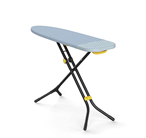 Joseph Joseph - Glide, Asse Da Stiro Con Gambe Compatte E Poggiaferro A Vapore Integrato - Misura Standard, Colore: Grigio/Giallo