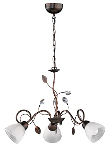 Trio Leuchten Traditio E14, 40 W, Rostfarben Antik, 70 X 70 X 150 Cm