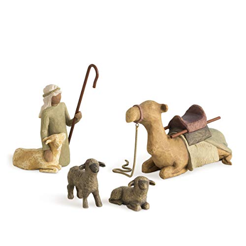 Enesco Willow Tree Scultura Animali Del Presepe, Resina, Multicolore