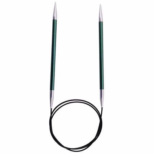 Knitpro Zing: Ferri Da Maglia Circolari Fissi: 120 Cm X 3,75 Mm, Alluminio, Viola