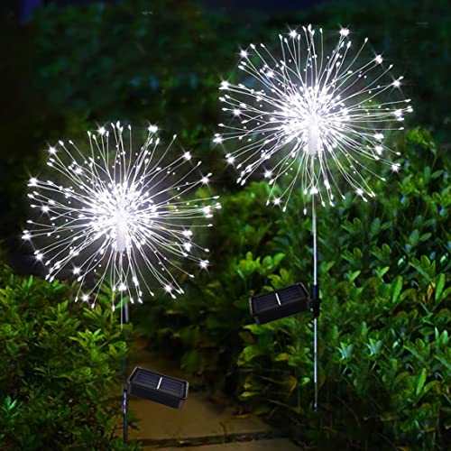 Yowin Luci Solari Da Giardino Esterno, Lampade Solari Con Sensore Di Luce, 8 Modalità Di Illuminazione, Ip44 Impermeabile Per Natale Giardino Festa Ma