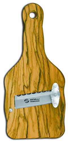 Sanelli Ambrogio Ulivo, Ambrogio Sanelli-Affettatartufi In Legno Manico, Ergonomico Ed Antiscivolo. Regolatore Di Qualità Per Un Taglio Preciso. Lama