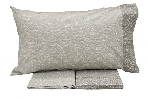 Maè Via Roma,60 - Skin 2.0, Completo Letto In Percalle. Disponibile In 5 Colori - 1131821 - Grigio