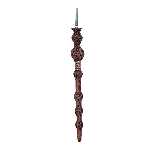 Nemesis Now Harry Potter - Decorazione Da Appendere Con Bacchetta Di Sambuco Marrone, 15,5 Cm