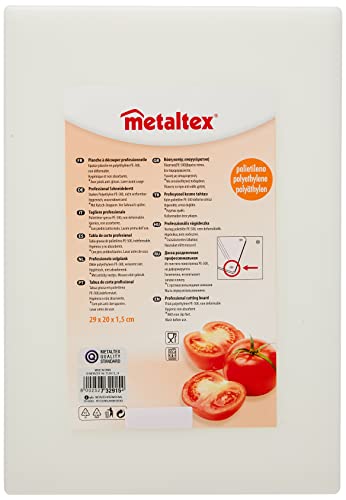 Tabla Polietileno Pe-500 29X20X1.5 Cms. Blanca