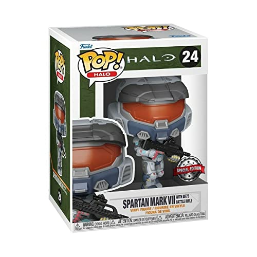 Funko Pop Games: Halo Infinite - Mark Vii With Weapon Standard