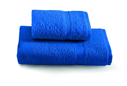 Gabel Tintunita & Co Set Asciugamani, 100% Cotone, Blu Elettrico, 100 X 60 X 0.8 Cm, 200 Grammi
