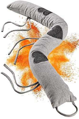 Lyvanas Paraspifferi Sottoporta - Paraspifferi Porta Da 90 Cm Stretto E Durevole Per Risparmiare Energia - Salsicciotto Paraspifferi Universale Per Fi