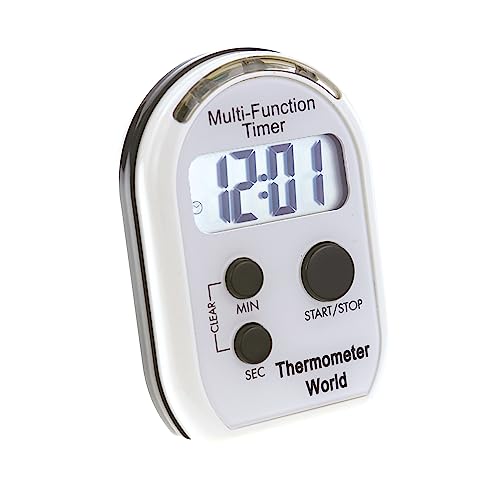 Timer Visivo Multifunzione Con Vibrazione Acustica E Allarme Lampeggiante, Conto Alla Rovescia Ideale Per Persone Con Problemi Visivi E Uditivi