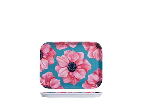 H&H Vassoio Surreal Spring In Melamina Decorata Rettangolare Cm 25X19