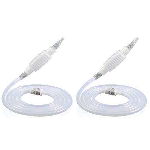 Wenxiaw 2 Pezzi Wine Making Syphon Tube Mano Impastare Sifone Per Travaso Liquidi, Pompa A Sifone Per Vino Filtro Strumento Birra Vino Tools Kit Sifon