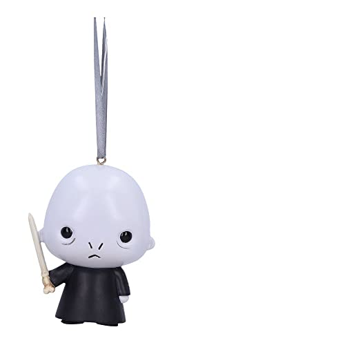 Nemesis Now Harry Potter Voldemort - Ornamento Da Appendere, 7,5 Cm, Resina, Grigio, Prodotto Con Licenza Ufficiale Harry Potter, Simpatico Design Vol