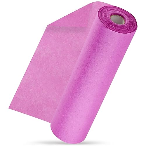 100%Mosel Runner Da Tavola In Pile, In Rosa-Fuchsia (30 Cm X 25 M), Runner Decorativo Da Tavola, Elegante Decorazione Da Tavola Per Compleanni & Matri