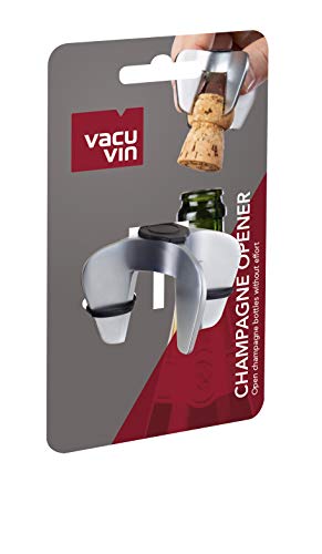 Vacu Vin 68615606 Apri Champagne, Acciaio, 16X7X9 Cm