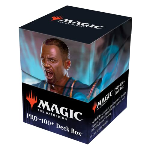 Ultra Pro - March Of The Machine 100+ Deck Box Ft. Teferi Akosa Di Zhalfir Per Mtg, Store & Protect Carte Da Gioco, Carte Da Gioco Preziose, Coperchio