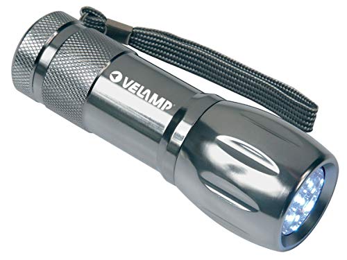 Velamp In240 Adventure Torcia 9 Led Con Astuccio, In Metallo