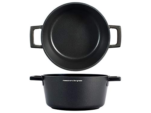 H&H Casseruola 2 Manici Equipe Borghese Cm 24