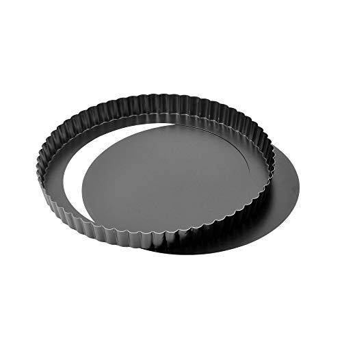 Kaiser Original Delicious 647579 Stampo Da Forno Per Quiche, Diametro 28 Cm, Nero