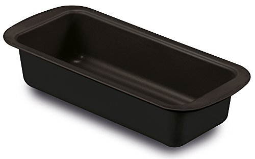 Guardini Gardenia, Stampo Plumcake 25X11Cm, Acciaio Con Rivestimento Antiaderente, Colore Nero