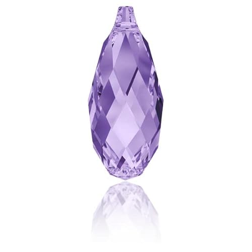 Swarovski Goccia Originale Briolette Tanzanite 11 Mm Pendente Ciondolo Cristallo