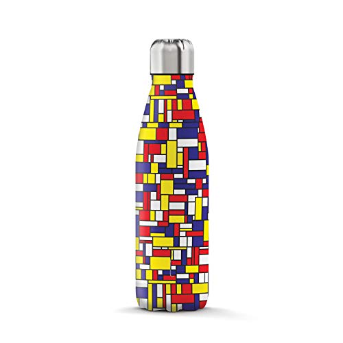 The Steel Bottle - Bottiglia Termica In Acciaio Inox, Isolamento Sottovuoto A Doppia Parete, Capacità 500 Ml, Chiusura Ermetica, Borraccia Portatile (