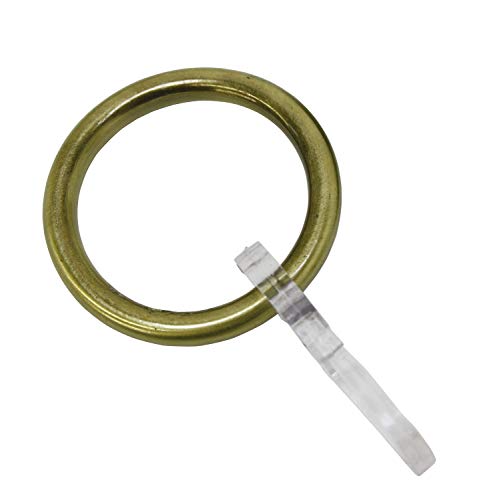 Gardinia Anello Per Tenda Per Bastoni Per Tenda, Incl. Ganci Pieghevoli
