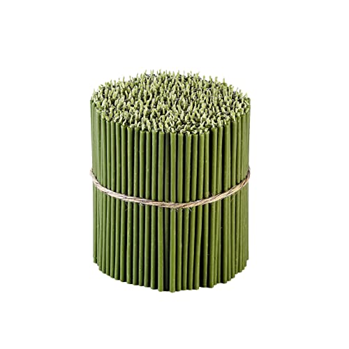 Danilovo Candele (Verde) Profumate In Pura Cera D’Api – Candele Chiesa Ortodossa Per Preghiere, Natale, Lunghe, N140, Altezza 16 Centimetri, 100 Pz