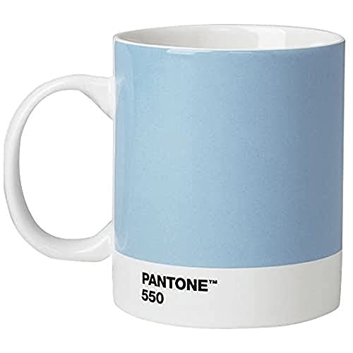 Copenhagen Design Pantone Tazza In Porcellana, Blu (Light Blue 550), 1 Unità (Confezione Da 1)