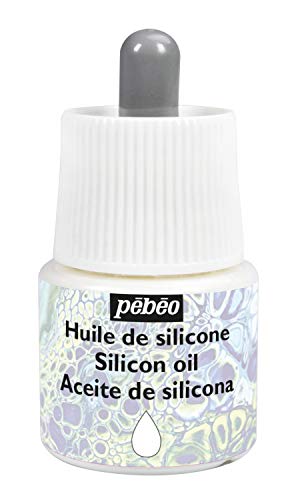 Pébéo Studio Acrylics-Olio Di Silicone-Ausiliare Per Pittura Acrilica-Pouring E Creazione Di Cellule, 45 Ml (Confezione Da 1), 45 Unità