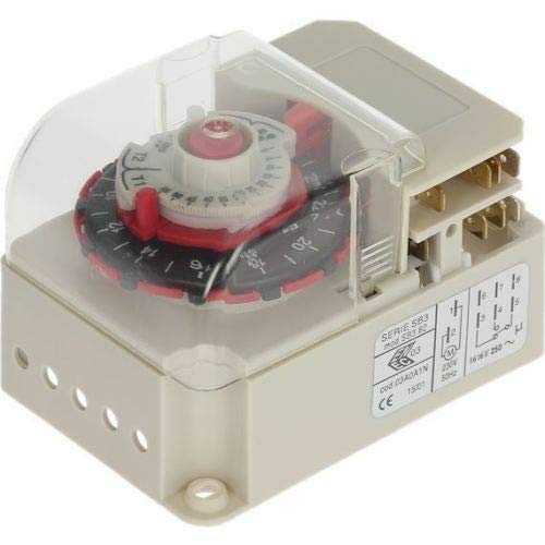 Temporizzatore Elettromeccanico Tipo Bigatti Per Sbrinamento – Sb3.82/8 Contatti - Gestione Ritardo Ventole/Alimetazione 230V - 50Hz