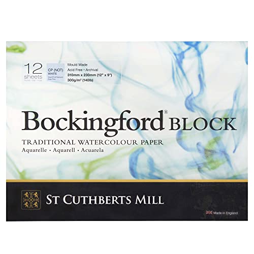 Bockingford Wc Block 140Lb Cp 9X12 White By Bockingford