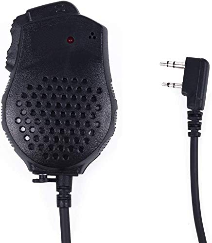 Mengshen Microfono Uv-82 Dual Ptt Microphone Speaker Mic Pour Transmitter-Receiver Walkie Talkie Portable Radio Uv-82 Uv-82L Uv-8D Uv-89 Uv-82Hx Uv-82