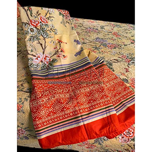 Bassetti Foulard, Cotone, Giallo, 270 X 270 Cm
