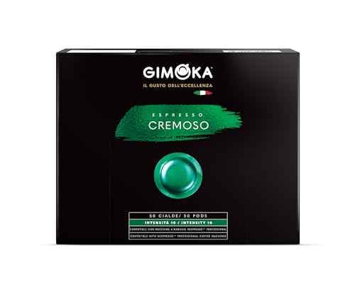 Gimoka - 50 Capsule Compatibili Nespresso Professional* Zenius E Gemini - Gusto Cremoso – Intensità 10
