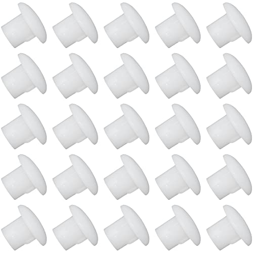 600 Pezzi Tappi Di Plastica Per Fori,5Mm Tappi Per Fori Copriforo Per Mobili,Tappi Per I Fori Delle Viti,Bianco