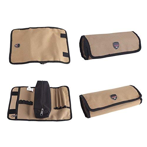Iwobi Borsa Arrotolare Attrezzi,Borsa Porta Attrezzi In Oxford Tela Rotolo Porta Attrezzi Portatile,36Cm X 25Cm
