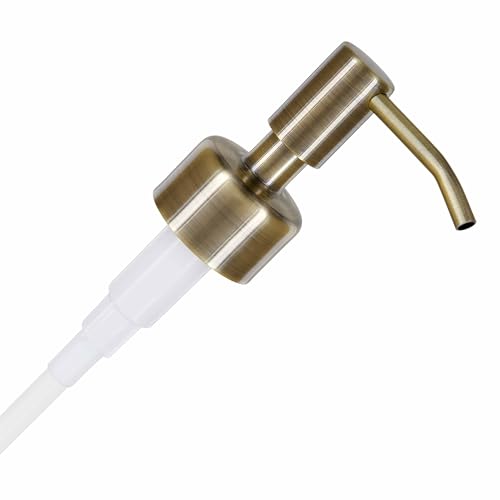 Altglas Dispenser Di Sapone 'Budapest' - Pompa In Acciaio Inox Per Dosatore Liquido Ricambio O Per Upcycling Da Bottiglie Usate (Bronzo Vintage)