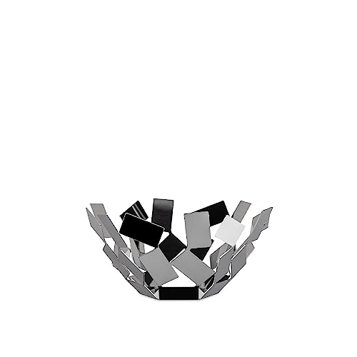 Alessi La Stanza Dello Scirocco Fruttiera, Acciaio Inossidabile, Argento, 27.3X12.7X27.3 Cm